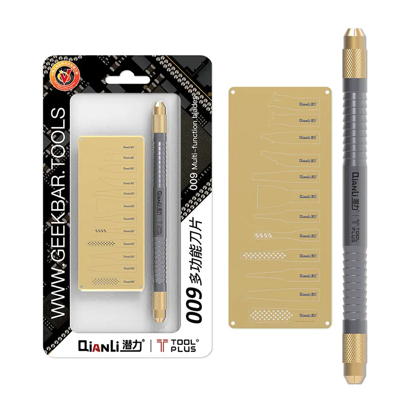 QianLi ToolPlus 009 Multi-Function Ceramic Knife blades set one handle and blade Mobile Phone chip Motherboard Repair
QianLi ToolPlus 009 Multi-Function Ceramic Knife blades set one handle and blade Mobile Phone chip Motherboard Repair