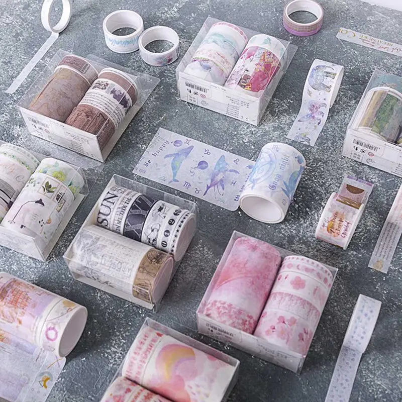 7 Rolls/Set Washi Masking Tape Set Petal Animal Flower Paper Masking Tapes Japanese Washi Tape Diy Scrapbooking Sticker
7 Rolls/Set Washi Masking Tape Set Petal Animal Flower Paper Masking Tapes Japanese Washi Tape Diy Scrapbooking Sticker