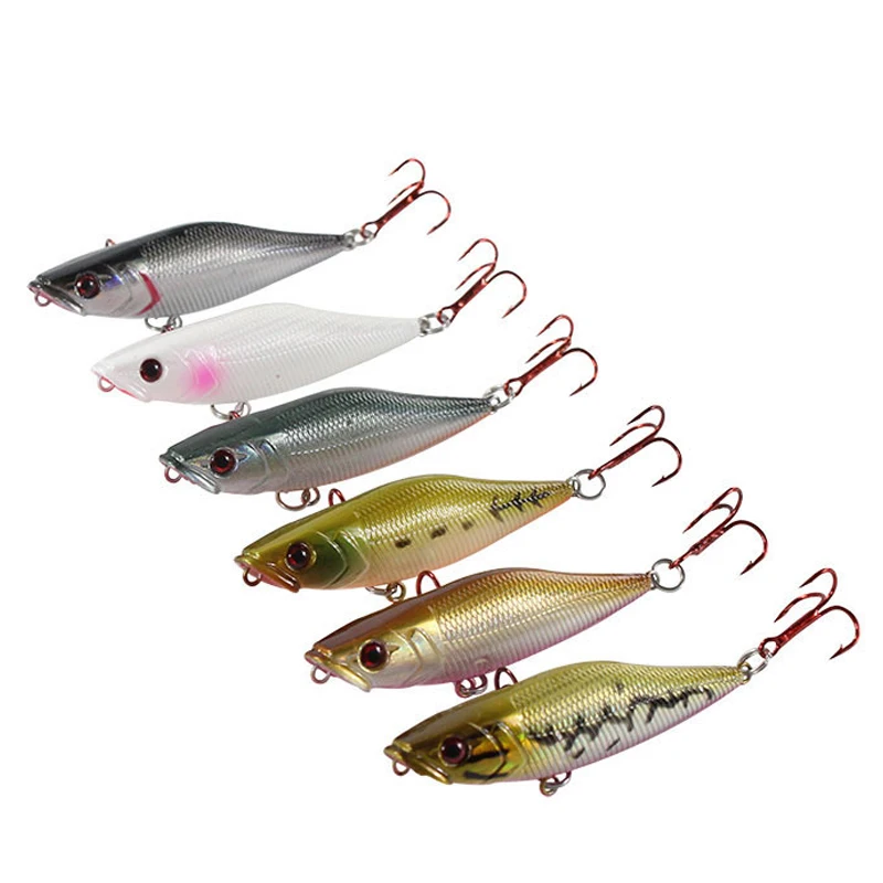 1 Piece/Lot 7.5cm 7.2g top water popper lures Multicolor With Red Treble Hook Hard Popper Artificial Bait
1 Piece/Lot 7.5cm 7.2g top water popper lures Multicolor With Red Treble Hook Hard Popper Artificial Bait
