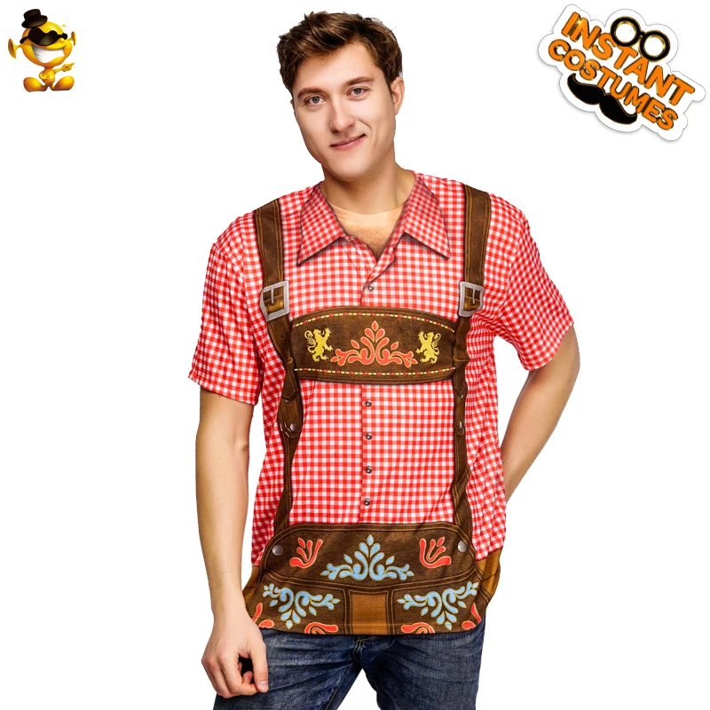 New arrival man Oktoberfest T-shirt performance printing shirt top cosplay carnival beer party costume
New arrival man Oktoberfest T-shirt performance printing shirt top cosplay carnival beer party costume