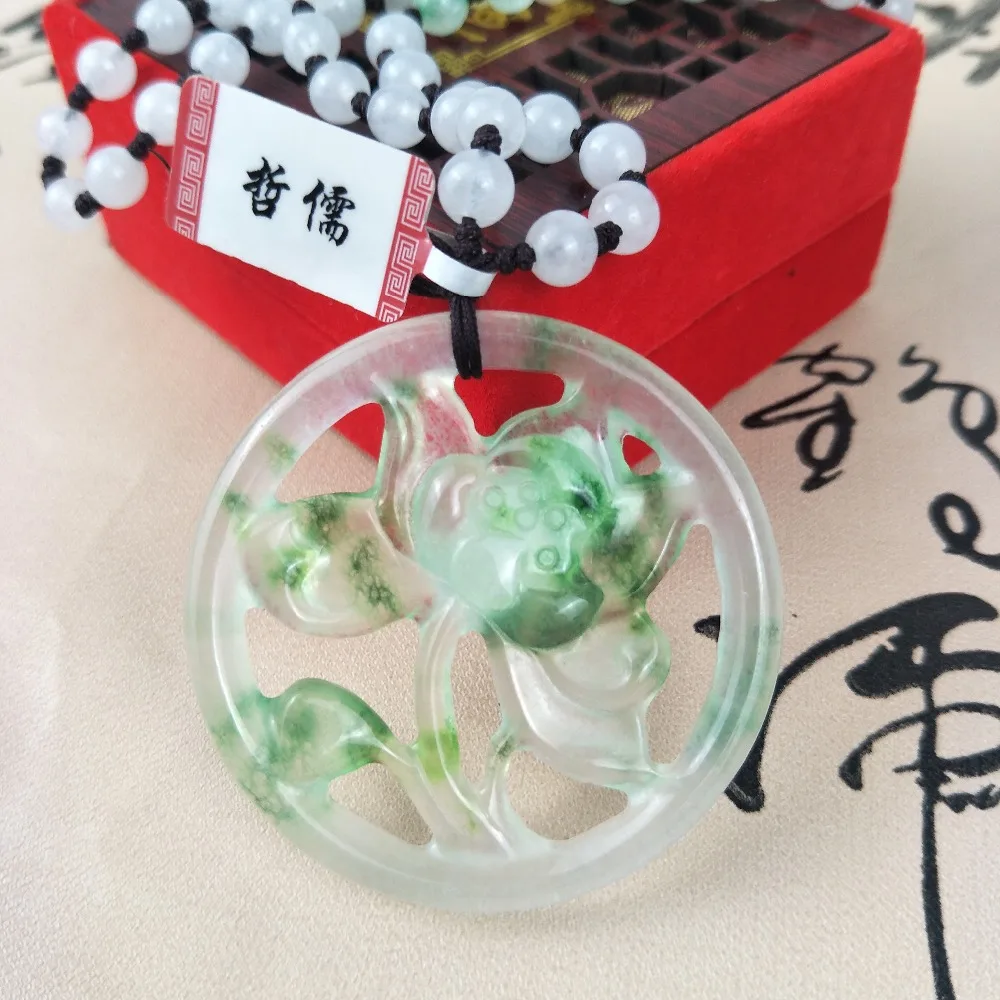 Zhe Ru Jewelry Pure Natural Jadeite Hollow Ice Lotus Pendant Tricolor Jade Bead Pendant Chain Send A Certificate
Zhe Ru Jewelry Pure Natural Jadeite Hollow Ice Lotus Pendant Tricolor Jade Bead Pendant Chain Send A Certificate
