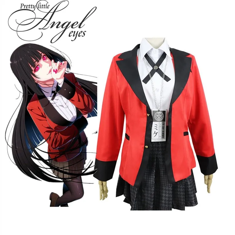 Anime Kakegurui - Compulsive Gambler Costume Jabami Yumeko Yumemite Yumemi kakegurui Uniform Cosplay
Anime Kakegurui - Compulsive Gambler Costume Jabami Yumeko Yumemite Yumemi kakegurui Uniform Cosplay