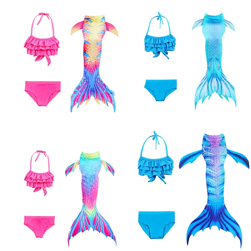 NEW Baby Girls Mermaid Tails for Swimming 3PCS Mermaid Tail Swimwear Kids Children Costumes Swimmable Swimsuit with Bikini Set
NEW Baby Girls Mermaid Tails for Swimming 3PCS Mermaid Tail Swimwear Kids Children Costumes Swimmable Swimsuit with Bikini Set