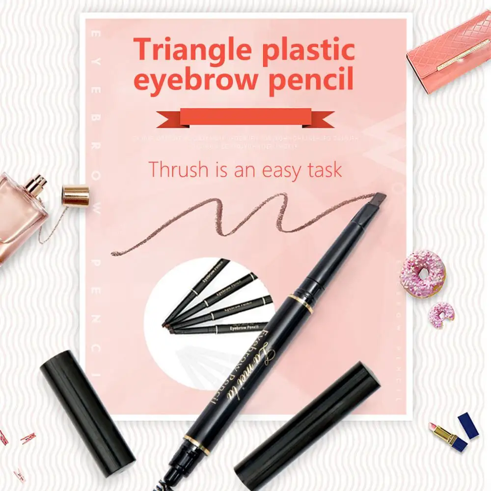 Auto-rotate 5-color Automatic Double-headed Eyebrow Pencil Waterproof Not Blooming Cosmetics Natural Long Lasting Makeup
Auto-rotate 5-color Automatic Double-headed Eyebrow Pencil Waterproof Not Blooming Cosmetics Natural Long Lasting Makeup