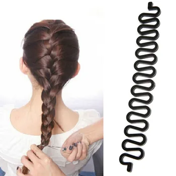 Hair Braiding 2PS Black Braider French Style Fish Bond Waves Roller With Hair Twist Styling Bun Maker Tress Barrette Magic Tool
Hair Braiding 2PS Black Braider French Style Fish Bond Waves Roller With Hair Twist Styling Bun Maker Tress Barrette Magic Tool