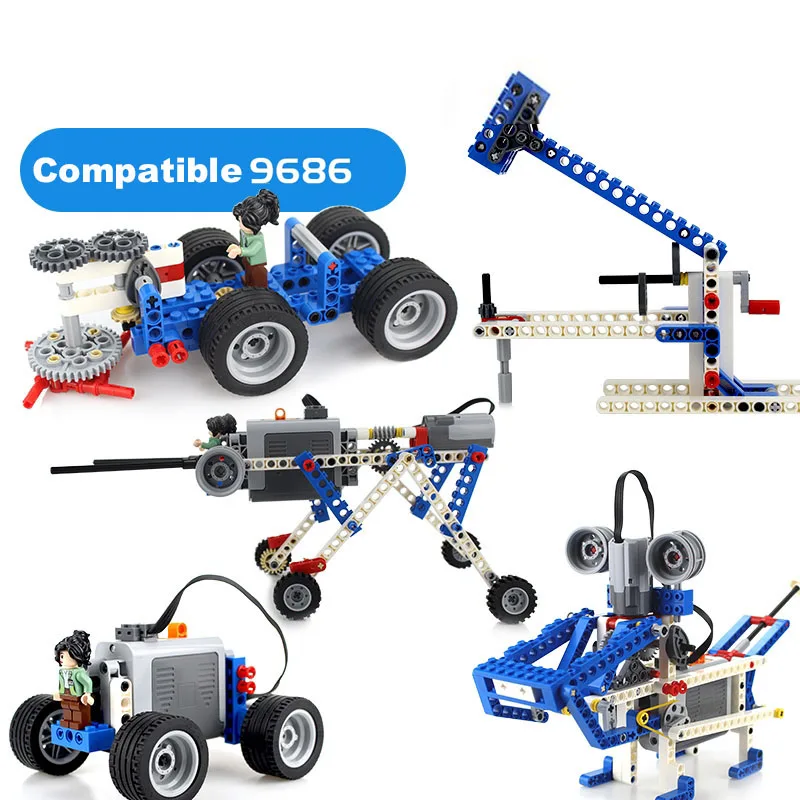 TECHNIC PARTS Spare Technology Blocks Mechanical Teaching Aid DIY Set Toys Motor Battery Box Compatible with LEGOing 9686 Parts
TECHNIC PARTS Spare Technology Blocks Mechanical Teaching Aid DIY Set Toys Motor Battery Box Compatible with LEGOing 9686 Parts