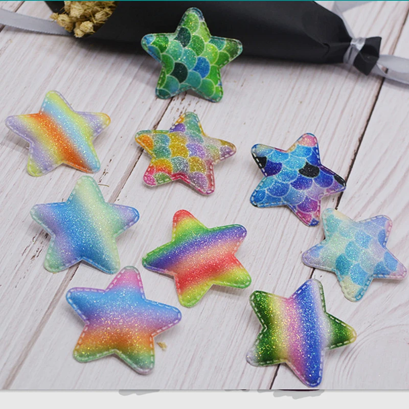 4.5cm Mermaid Scale Iridescence Fabric Star Patches Accessories Artificial Applique DIY Crafts Hair Clips Decoration
4.5cm Mermaid Scale Iridescence Fabric Star Patches Accessories Artificial Applique DIY Crafts Hair Clips Decoration