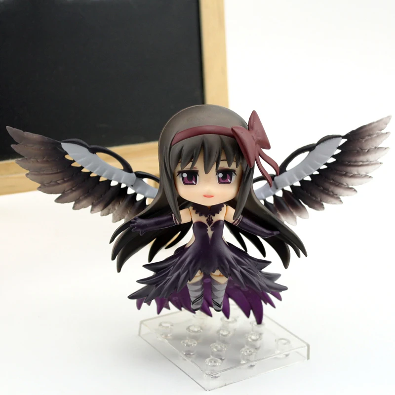 

4" 10CM Nendoroid Puella Magi Madoka Magica Akemi Homura PVC Action Figure Collectible Model Toy Cute Magical Girl #456 S347