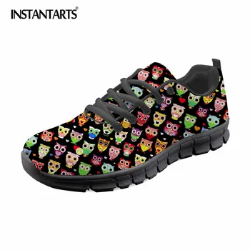 INSTANTARTS Fashion Women Casual Flat Shoes Cute Cartoon Owl Pattern Lace Up Walking Shoes for Girl Ladies Breathable Sneakers
INSTANTARTS Fashion Women Casual Flat Shoes Cute Cartoon Owl Pattern Lace Up Walking Shoes for Girl Ladies Breathable Sneakers