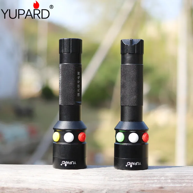 Ultra Bright Q5 led Red Green Yellow White 7 Mode Flashlight Railway Signal Light +18650 rechargeable battery+direct charger
Ultra Bright Q5 led Red Green Yellow White 7 Mode Flashlight Railway Signal Light +18650 rechargeable battery+direct charger