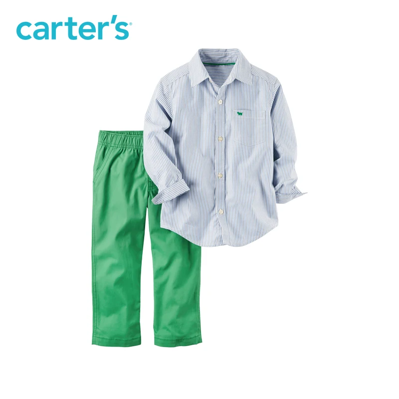 Carter's 2pcs baby 2-Piece Striped Button-Front & Canvas Pant Set 229G389,sold by Carter's China official store
Carter's 2pcs baby 2-Piece Striped Button-Front & Canvas Pant Set 229G389,sold by Carter's China official store