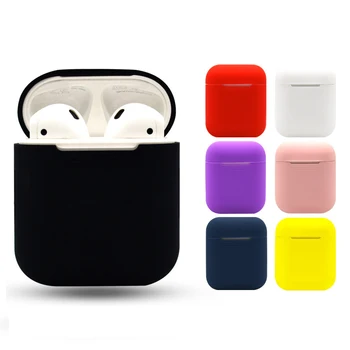 For AirPods Silicone Case Cover Protective Skin for Apple Airpod Charging Case sport headphone fone de ouvido drop shopping
For AirPods Silicone Case Cover Protective Skin for Apple Airpod Charging Case sport headphone fone de ouvido drop shopping