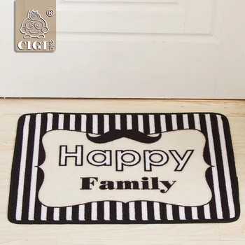 CIGI Striped Floor Mats Happy Family Pattern Carpet Home Table Rug Anti Skid Mat For Kitchen Bedroom Bathroom Nylon Mat Doormat
CIGI Striped Floor Mats Happy Family Pattern Carpet Home Table Rug Anti Skid Mat For Kitchen Bedroom Bathroom Nylon Mat Doormat