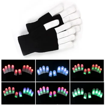 Jiawen Creative 7 Mode LED Finger Lighting Flashing Glow Mittens Gloves Rave Light Festive Supplies Luminous Cool Gloves 
Jiawen Creative 7 Mode LED Finger Lighting Flashing Glow Mittens Gloves Rave Light Festive Supplies Luminous Cool Gloves