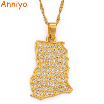 Anniyo Gold Color Ghana Country Map With Stone Charm Ghanaian Pendant Necklaces Ethnic Jewelry Gifts #205606
Anniyo Gold Color Ghana Country Map With Stone Charm Ghanaian Pendant Necklaces Ethnic Jewelry Gifts #205606