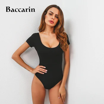 2019 Summer 95% Cotton Solid Backless Sexy Bodysuit Women Jumpsuit thin romper combinaison short femme fashion feminino
2019 Summer 95% Cotton Solid Backless Sexy Bodysuit Women Jumpsuit thin romper combinaison short femme fashion feminino