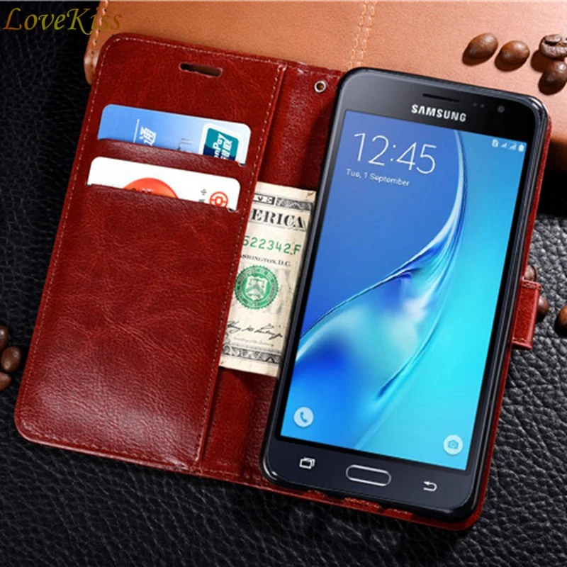 Кожаный чехол-бумажник с откидной крышкой для Samsung Galaxy S3 S4 S5 S6 S7 Edge S8 S9 Plus Note 8 A3 A5 A7 J3