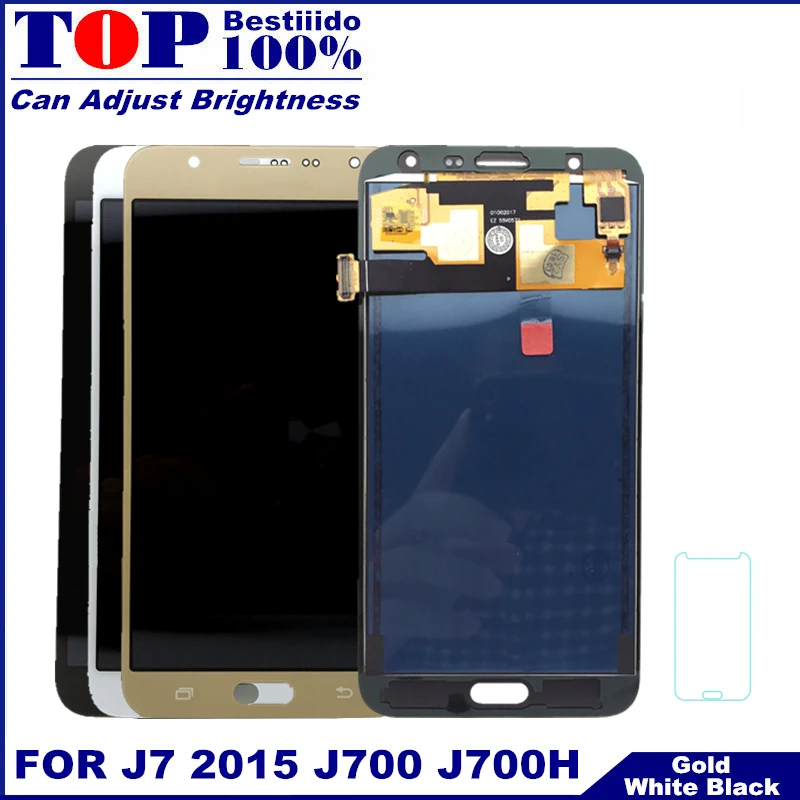 Tested Brightness Control Display For Samsung Galaxy J7 2015 J700 J700F J700H Screen Touch Digitizer Assembly LCD Replacement
Tested Brightness Control Display For Samsung Galaxy J7 2015 J700 J700F J700H Screen Touch Digitizer Assembly LCD Replacement