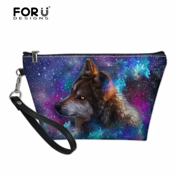 FORUDESIGNS Galaxy Pattern Female Travel Cosmetic Makeup Bags Cool Animal Wolf Casual Brand Women Makeup Organizer Case Storage
FORUDESIGNS Galaxy Pattern Female Travel Cosmetic Makeup Bags Cool Animal Wolf Casual Brand Women Makeup Organizer Case Storage