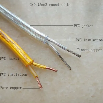 100m/lot transparent 2*0.75mm power cord electric cable with 1.0mm supporting steel rope for Lighting lamps electrical wire
100m/lot transparent 2*0.75mm power cord electric cable with 1.0mm supporting steel rope for Lighting lamps electrical wire