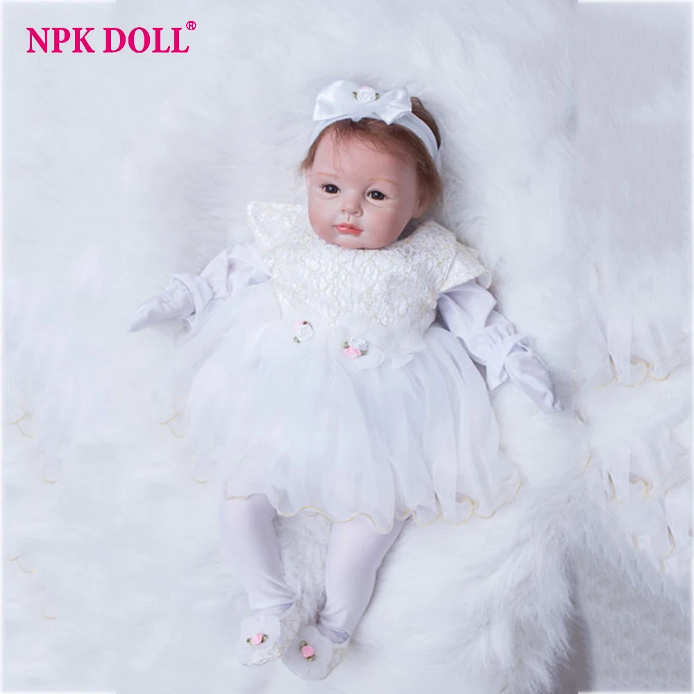 55cm Bebes Reborn Silicone Vinyl Baby Doll Boneca Toys Realistic Princess Babies Newborn Doll Child Brithday Gift Girls Brinqued
55cm Bebes Reborn Silicone Vinyl Baby Doll Boneca Toys Realistic Princess Babies Newborn Doll Child Brithday Gift Girls Brinqued