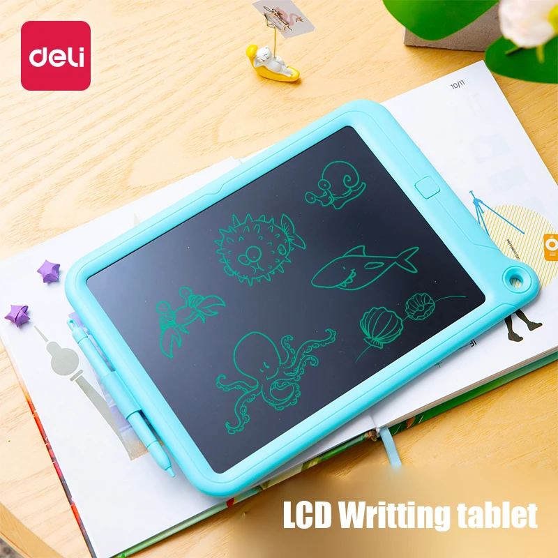 Deli 8.5 inch LCD Writing Tablet Digital Drawing Handwriting Pads Portable Electronic Tablet Board ultra-thin Board with pen
Deli 8.5 inch LCD Writing Tablet Digital Drawing Handwriting Pads Portable Electronic Tablet Board ultra-thin Board with pen