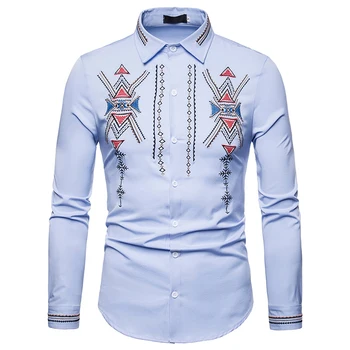 New Autumn Long Sleeve Embroidery Casual Men Shirt Turn Down Collar Camisa Masculina Fashion Streetwear Male Shirts Dropshipping
New Autumn Long Sleeve Embroidery Casual Men Shirt Turn Down Collar Camisa Masculina Fashion Streetwear Male Shirts Dropshipping
