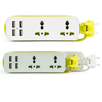 EU Plug 1.5M Extension Socket Outlet Portable Travel Power Strip Surge Protector with 4 USB 5V 2A Output) Smart Charger Wall
EU Plug 1.5M Extension Socket Outlet Portable Travel Power Strip Surge Protector with 4 USB 5V 2A Output) Smart Charger Wall