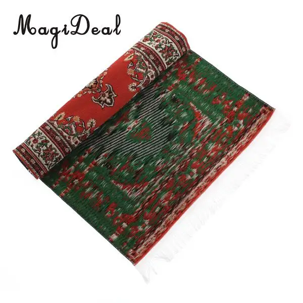 Chinese Happiness Theme Handmade Woven 1/12 Miniaturte Dollhouse Rug Fioor Capret for Living Room Door Furniture Decor