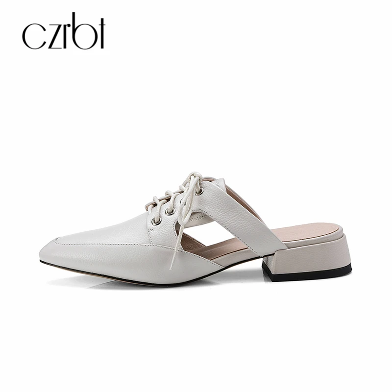 CZRBT Spring Autumn 2018 New Slingbacks Single shoes Handmade Slippers Genuine Leather Gladiator Casual Pointed Toe Shoes
CZRBT Spring Autumn 2018 New Slingbacks Single shoes Handmade Slippers Genuine Leather Gladiator Casual Pointed Toe Shoes