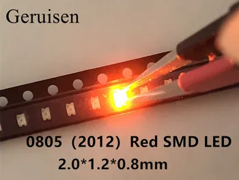 LEDs SMD 0805 Red Diodes SMD LED 0805 SMD Diode 2.0*1.2*0.8mm 0805 smd led Red light-emitting diode 620-625nm 3000PCS
LEDs SMD 0805 Red Diodes SMD LED 0805 SMD Diode 2.0*1.2*0.8mm 0805 smd led Red light-emitting diode 620-625nm 3000PCS