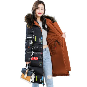 Wear on both sides Down cotton coat female medium length winter 2020 new Korean hooded quilted Parker cotton jacket Women's
Wear on both sides Down cotton coat female medium length winter 2020 new Korean hooded quilted Parker cotton jacket Women's