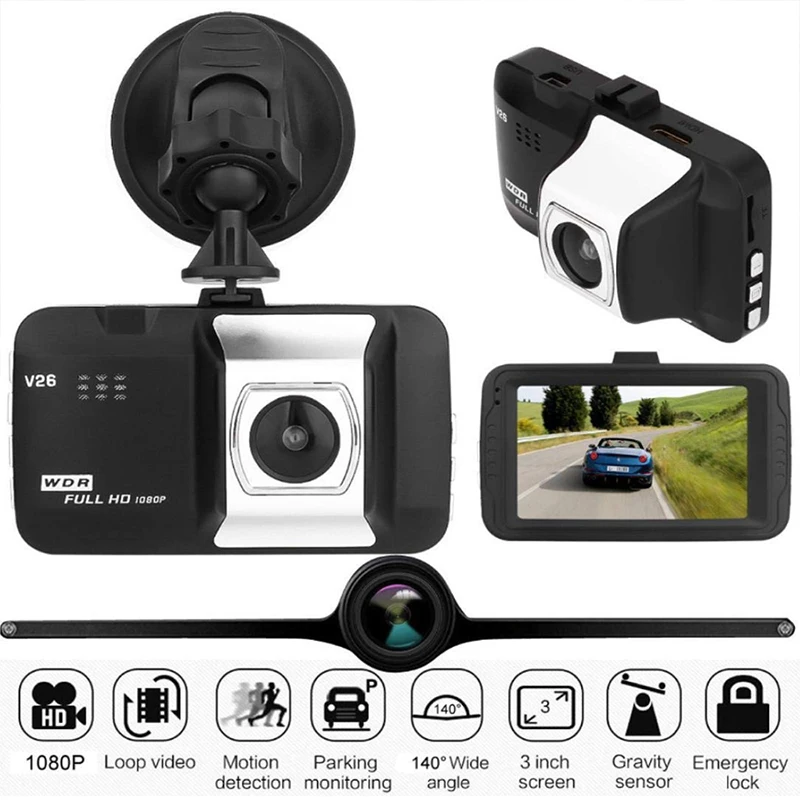 Pratical Car DVR Camera Parking Monitor Detection Loop 720P 3 Nch Durable ABS Universal
Pratical Car DVR Camera Parking Monitor Detection Loop 720P 3 Nch Durable ABS Universal