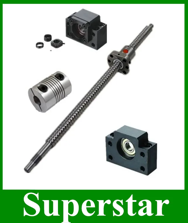 1pc antibacklash ball screw SFU1605 L350mm-C7+ BK12 BF12 + 6.35*10mm coupler 
1pc antibacklash ball screw SFU1605 L350mm-C7+ BK12 BF12 + 6.35*10mm coupler