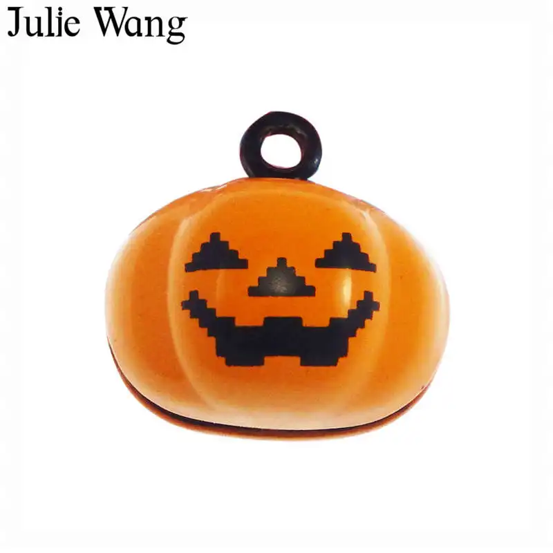 Julie Wang 5pcs Orange Halloween Pumpkin Jingle Bell Charms For Jewelry Making Necklace Pendant Findings Accessory Decoration
Julie Wang 5pcs Orange Halloween Pumpkin Jingle Bell Charms For Jewelry Making Necklace Pendant Findings Accessory Decoration