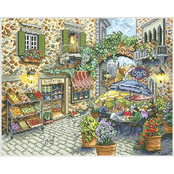 DIY cross-stitch Set for embroidery stitch kit point de croix compter 14ct coffee shop scenic embroidery Wall Home Decor 16 new
DIY cross-stitch Set for embroidery stitch kit point de croix compter 14ct coffee shop scenic embroidery Wall Home Decor 16 new