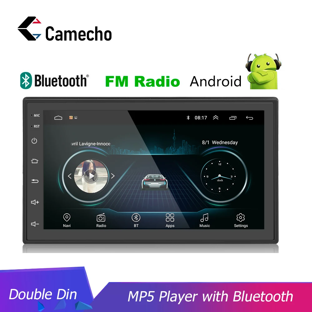 Camecho Android Car Radio Stereo GPS Navigation Bluetooth wifi Universal 2din Car Radio Stereo Quad Core Multimedia Player Audio
Camecho Android Car Radio Stereo GPS Navigation Bluetooth wifi Universal 2din Car Radio Stereo Quad Core Multimedia Player Audio