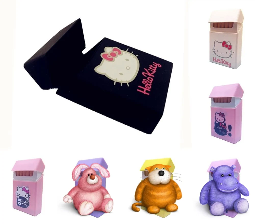 Lady Pink Silica Gel Cigarette Box Cover Hello Kitty Soft Pocket Women Smoking Cigarette Case Cover Cartoon Storage Box Package
Lady Pink Silica Gel Cigarette Box Cover Hello Kitty Soft Pocket Women Smoking Cigarette Case Cover Cartoon Storage Box Package