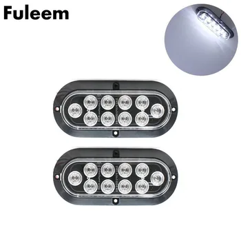 Fuleem 2PCS 6INCH 10 LED Surface Mount Oval White Stop Brake Marker Tail LED Light 12V Waterproof
Fuleem 2PCS 6INCH 10 LED Surface Mount Oval White Stop Brake Marker Tail LED Light 12V Waterproof