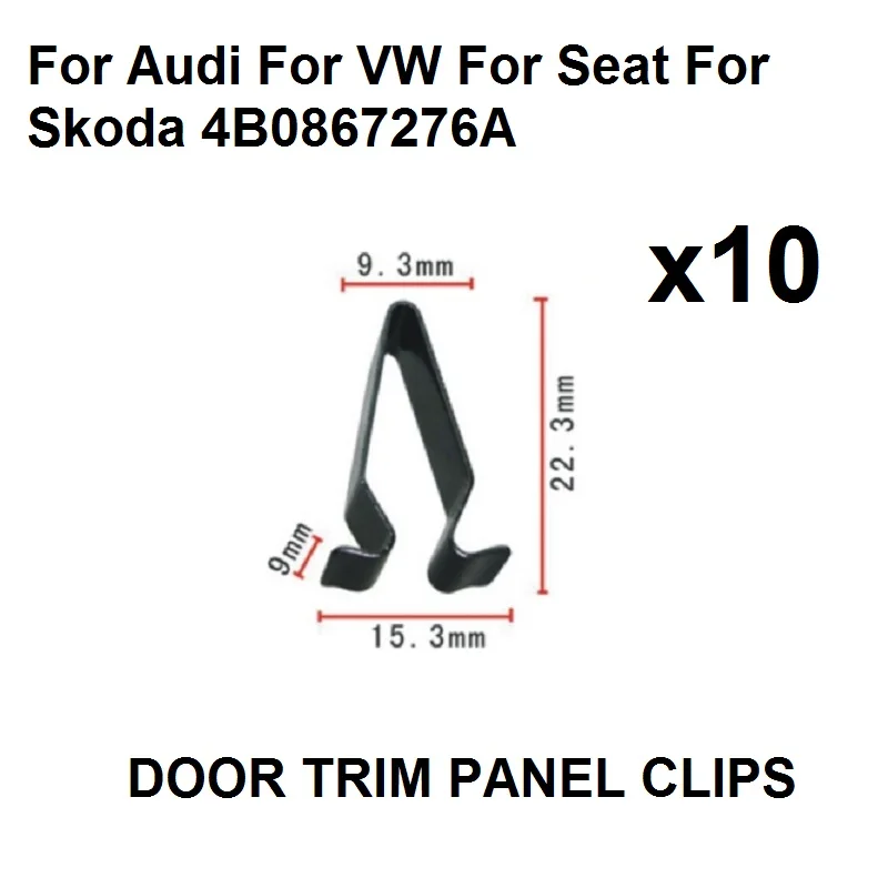 Металлические крепежные кронштейны 10 шт, зажим для Audi, VW, Seat, Skoda | 4B0867276A
Металлические крепежные кронштейны 10 шт, зажим для Audi, VW, Seat, Skoda | 4B0867276A