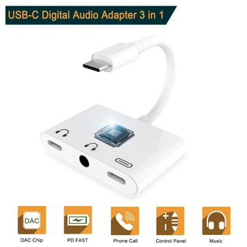 THT-009+ Type C to 3.5mm Aux Jack USB C port Digital Audio Converter with Audio Cable Adapter for most type c devices
THT-009+ Type C to 3.5mm Aux Jack USB C port Digital Audio Converter with Audio Cable Adapter for most type c devices