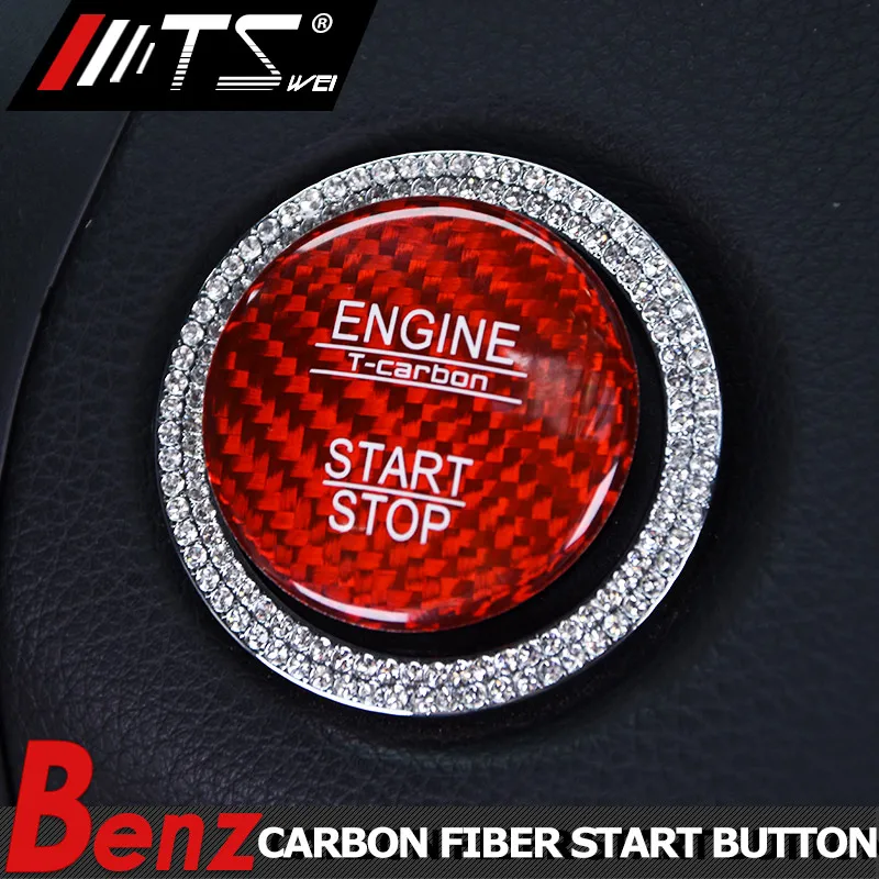 For Mercedes Benz Carbon Fiber Car Engine Start Stop Button Cap Trim Cover C Class W205 C180 C200 C63 W204 GLC Auto accessories
For Mercedes Benz Carbon Fiber Car Engine Start Stop Button Cap Trim Cover C Class W205 C180 C200 C63 W204 GLC Auto accessories