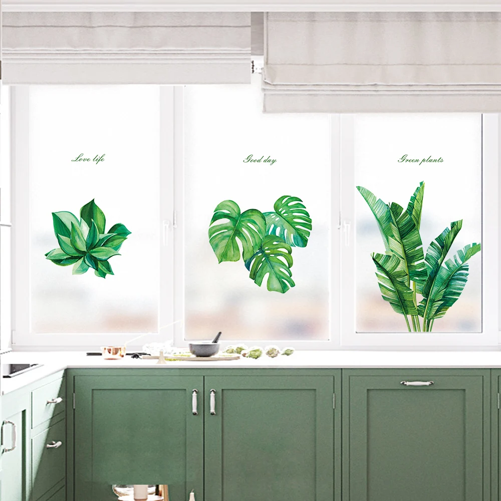 Dicor Creative DIY Green Leaf Glass Film Window Sticker Transparent Opaque Frosted Window Film Privacy Free Shipping raamfolie
Dicor Creative DIY Green Leaf Glass Film Window Sticker Transparent Opaque Frosted Window Film Privacy Free Shipping raamfolie