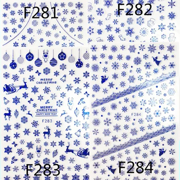 2pcs Christmas Nail Stickers Decals Snow Flakes Xmas Wraps Snowman Winter Nail Art Decorations Manicure Tools Sliders F281-284 
2pcs Christmas Nail Stickers Decals Snow Flakes Xmas Wraps Snowman Winter Nail Art Decorations Manicure Tools Sliders F281-284