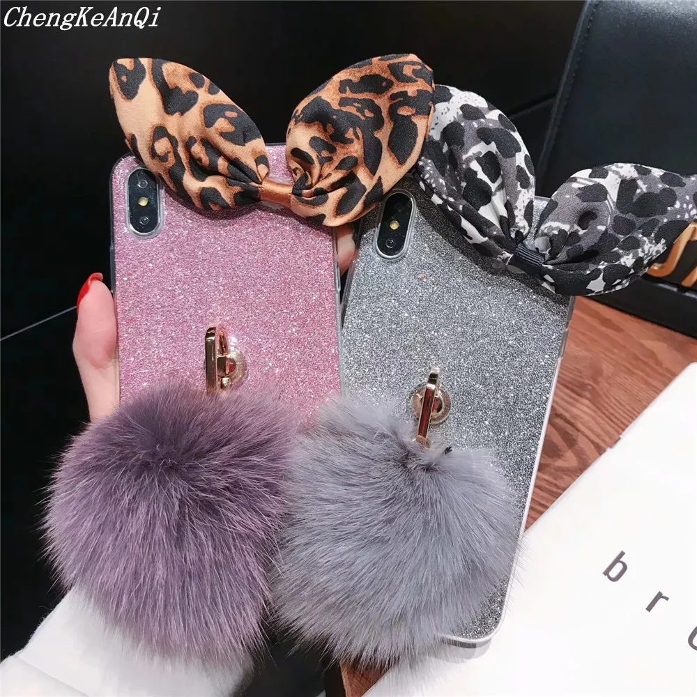 Luxury Bow TPU Soft Phone Cover Cases for iPhone Xs Max Xr X 6 6S 7 8 Plus 6Plus Cases with Ring Bracket Fur Ball Coque
Luxury Bow TPU Soft Phone Cover Cases for iPhone Xs Max Xr X 6 6S 7 8 Plus 6Plus Cases with Ring Bracket Fur Ball Coque