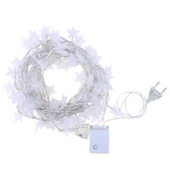 Eu Plug 8.5M Led Star Fairy Garland String Lights Novelty For New Year Christmas Wedding Home Indoor Decoration Battery Powere 
Eu Plug 8.5M Led Star Fairy Garland String Lights Novelty For New Year Christmas Wedding Home Indoor Decoration Battery Powere
