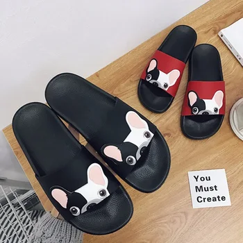 2018 Summer Cute Dog Cartoon Women Slippers Beach Shoes Women Flat Heels Flip Flops Barefoot Slippers Zapatillas Mujer
2018 Summer Cute Dog Cartoon Women Slippers Beach Shoes Women Flat Heels Flip Flops Barefoot Slippers Zapatillas Mujer