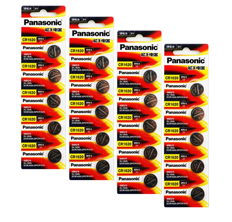 20PCS Panasonic CR1620 Button Cell Coin Batteries CR1620 Car Remote Control Electric Alarm 3V Lithium Battery
20PCS Panasonic CR1620 Button Cell Coin Batteries CR1620 Car Remote Control Electric Alarm 3V Lithium Battery
