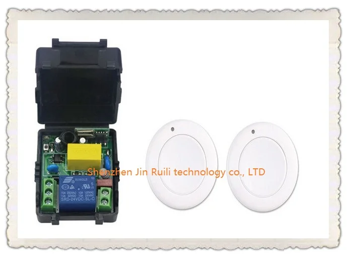 New multi-function output mode AC 220 V 1CH Wireless Remote Control Switch System Receiver & 2*White wall Panel Sticky Remote
New multi-function output mode AC 220 V 1CH Wireless Remote Control Switch System Receiver & 2*White wall Panel Sticky Remote