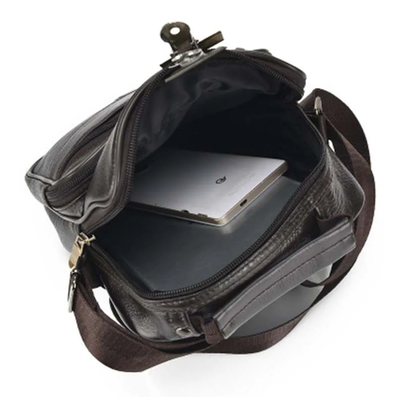 Retro Genuine Leather Men's Shoulder Flap Handbags Business Crossbody Bag Males Messenger Bag Vintage Leather Men Zipper Bag
Retro Genuine Leather Men's Shoulder Flap Handbags Business Crossbody Bag Males Messenger Bag Vintage Leather Men Zipper Bag